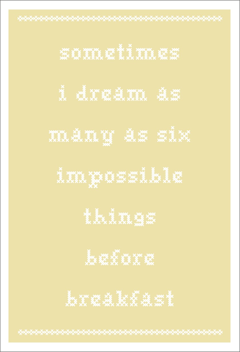 Six Impossible Things