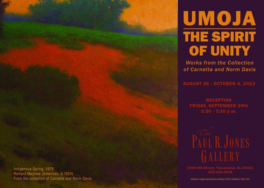 UMOJA Exhibition Showcard